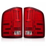2007 Chevy Silverado Red LED Tail Lights