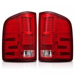 2007 Chevy Silverado Red LED Tail Lights