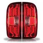 2014 Chevy Silverado Red LED Tail Lights