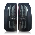 Chevy Tahoe 2015-2020 Black Smoked Custom LED Tail Lights