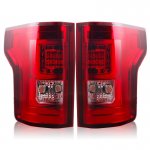 2015 Ford F150 Red LED Tail Lights