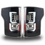2015 Ford F150 Black LED Tail Lights