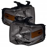 2013 Ford Expedition Smoked Euro Headlights