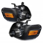 Ford Explorer Sport Trac 2007-2010 Headlights Black