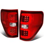 2010 Ford F150 LED Tail Lights Red C-Tube 2010 Ford F150 LED Tail Lights Red C-Tube