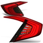 Honda Civic Sedan 2016-2018 Tinted Tube LED Tail Lights Honda Civic Sedan 2016-2018 Tinted Tube LED Tail Lights