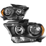 2011 Dodge Durango Black Headlights