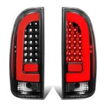 2006 Toyota Tacoma Black Tube LED Tail Lights