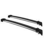 Jeep Compass 2011-2016 Black Aluminum Roof Rack Crossbars