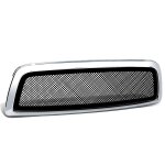 2009 Dodge Ram Black Mesh Grille Chrome Plate