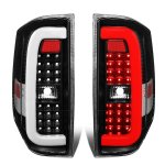 2019 Toyota Tundra Black C-Tube LED Tail Lights