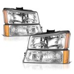 2003 Chevy Silverado 2500HD Clear Euro Headlights and Bumper Lights