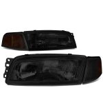 1998 Mitsubishi Mirage Sedan Smoked Headlights