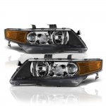 Acura TSX 2004-2008 Black Projector Headlights