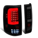 2006 Ford F150 Black Smoked C-Tube LED Tail Lights