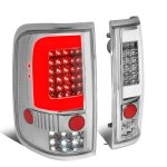 2005 Ford F150 Clear C-Tube LED Tail Lights