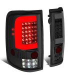 2005 Ford F150 Smoked C-Tube LED Tail Lights