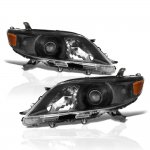 Toyota Sienna 2011-2017 Black Projector Headlights