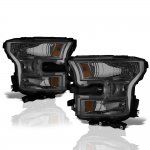2015 Ford F150 Smoked Halogen Headlights