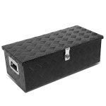 2018 Ford F450 Super Duty Black Aluminum Truck Tool Box 30 Inches Key Lock