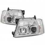 2005 Ford F150 LED Tube DRL Projector Headlights