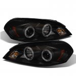 Chevy Impala 2006-2011 Black Smoked Projector Headlights