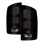 2005 Dodge Ram 3500 Black Smoked LED Tail Lights