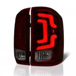 Chevy Silverado 2014-2018 Tinted Custom LED Tail Lights
