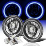 Dodge Raider 1987-1989 Blue SMD Halo Black Chrome LED Headlights Kit Dodge Raider 1987-1989 Blue SMD Halo Black Chrome LED Headlights Kit