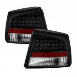 Dodge Charger 2006-2008 Black LED Tail Lights