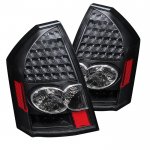 Chrysler 300 2005-2007 Black LED Tail Lights