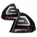 2007 Chevy Impala Black LED Tail Lights SS-Series