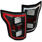 2016 Ford F150 Black Full LED Tail Lights