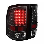 2013 Dodge Ram 2500 Black LED Tail Lights