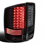 2005 Dodge Ram 3500 Black LED Tail Lights