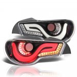 Subaru BRZ 2013-2020 Black Tube LED Tail Lights