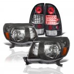 Toyota Tacoma 2005-2011 Black Headlights LED Tail Lights