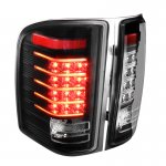2007 Chevy Silverado 3500HD Black LED Tail Lights