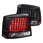 2008 Dodge Charger Black LED Tail Lights