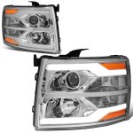 Chevy Silverado 2500HD 2007-2014 Facelift DRL Projector Headlights Chevy Silverado 2500HD 2007-2014 Facelift DRL Projector Headlights