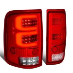 2006 Ford F150 Custom Tube LED Tail Lights