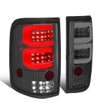 2006 Ford F150 Smoked Custom Tube LED Tail Lights