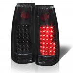 1989 GMC Sierra 2500 LED Tail Lights Black