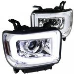 2014 GMC Sierra 1500 LED Tube DRL Projector Headlights