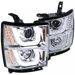 2014 Chevy Silverado DRL Projector Headlights LED Signal