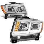 Jeep Grand Cherokee 2011-2013 Projector Headlights LED DRL