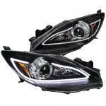Mazda 3 2010-2013 Black LED DRL Projector Headlights