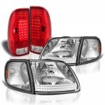 1999 Ford F150 Headlights and LED Tail Lights