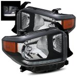 2018 Toyota Tundra Black Headlights LED DRL