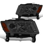 Jeep Grand Cherokee 2014-2016 Smoked Projector Headlights